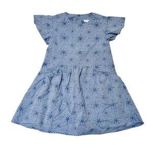 Bellybutton Patterned Chambray Dress Size 4/5